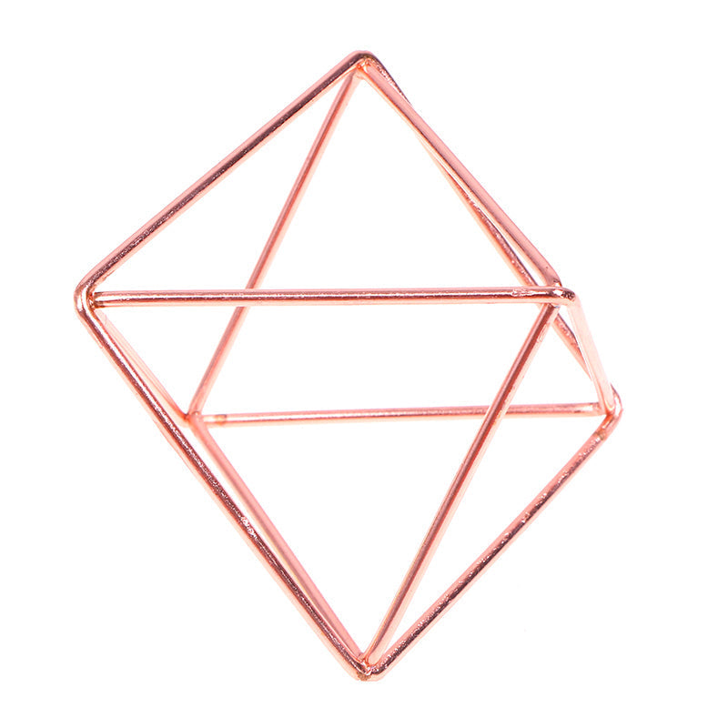 Octahedron Copper Frame